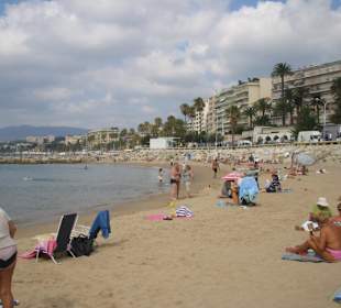 Der Strand von Cannes