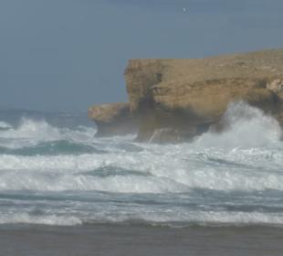 Am Strand von Monte Clérigo (Portugal Westküste)