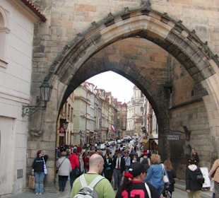 Turmbogen bei der Karlsbrücke