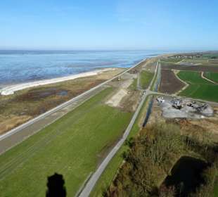 Ausblick vom Leuchtturm Campen