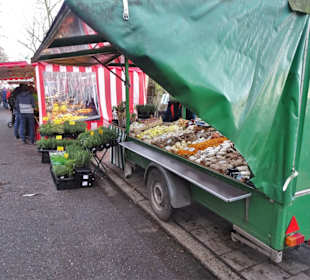 Eindrücke vom Wochenmarkt am Goldbekufer