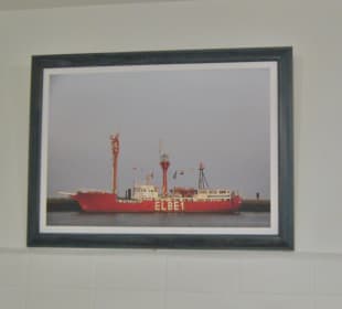 Bild des Feuerschiffs Elbe1 von Cuxhaven