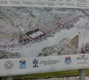 Nahegelege Kalksteinterrasse