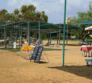 Vom Sunrise Richtung Kumköy-Evrenseki am Strand