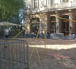 Plazovy volejbal na ulici