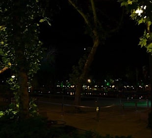 Park Genclik w nocy
