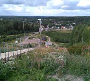 Blick auf die Gegend von oben