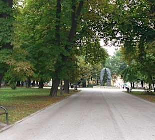 Park przy pomniku