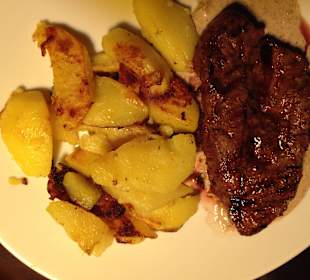 Steak z vepřové krkovice