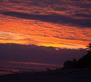 Sunrise at Playa Encuentro