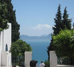 Blick von Sidi Bou Said auf's Meer