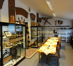 Bügeleisensammlung im Handwerksmuseum