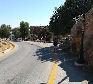 Die Strasse nach Lindos