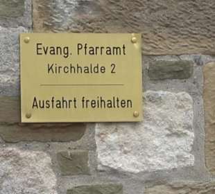 Evangelisches Pfarramt Unterjesingen