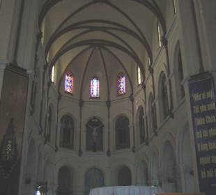 Der Innenraum der Kirche