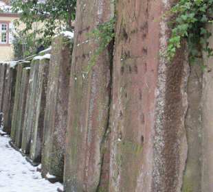 Altstadt Wissembourg im Winter