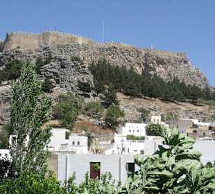 Lindos mit Akropolis