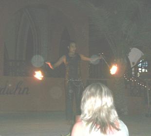 eine schöne Show nach dem Essen