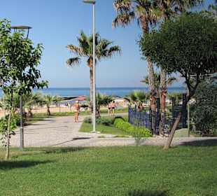 Die Promenade wurde auch nach links erweitert!