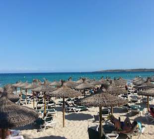 Der tolle Strand in Cala Millor
