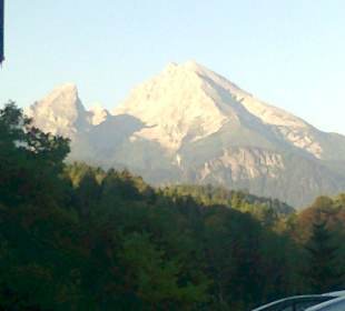 Ausblick auf den schönen Watzmann