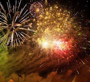 Das Abschlussfeuerwerk im Bild