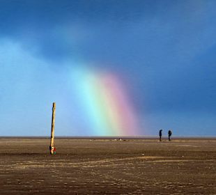 Strand - Impressionen, Ein buntes Zeichen
