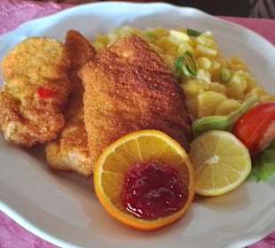 Auf dem Heimweg zum Abendessen in den Distelstuben