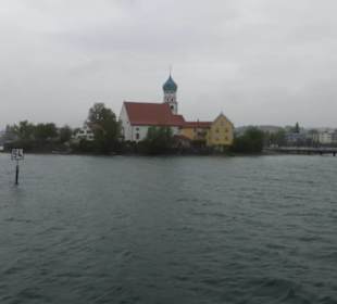 Blick von der MS Austria auf Wasserburg