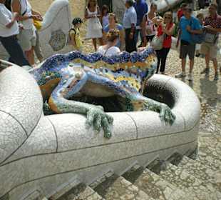 Statue im Park Güell