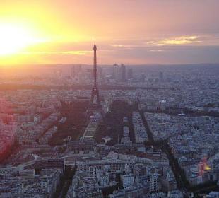 Sonnenuntergang vom Tour Montparnasse
