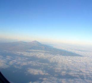 Teide vom Flugzeug aus