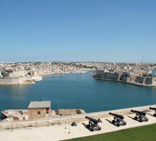 Blick vom Barracca Garten