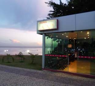 Blick auf die "Bude" und den Rio Grande