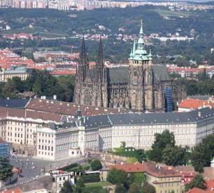 Prager Burg von Aussichtsturm