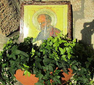 Eingang Kirche Moni Thari