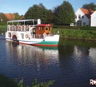 Raddampfer Concordia auf der Harle