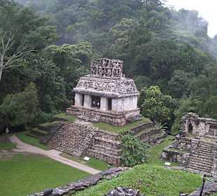Blick vom Templo del Sol