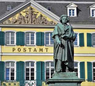 Das Beethoven Denkmal auf dem Münsterplatz