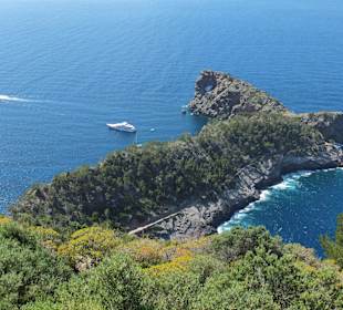Blick auf die Halbinsel Na Foradada