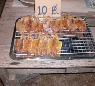 Tintenfisch getrocknet