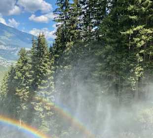 Und dann sahen wir zwei Regenbogen!