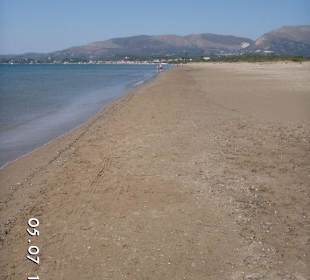 Strandspaziergang Laganas-Kalamaki