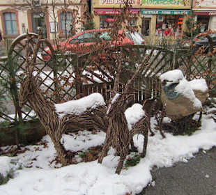 Altstadt Wissembourg im Winter
