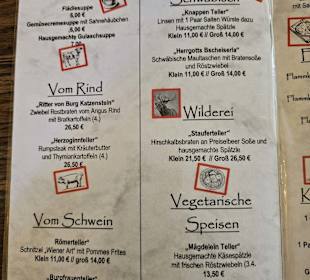 Speisekarte 10/2025