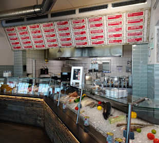 Blick auf den Kochtresen bei Gosch Hafenspitze