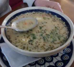Piwnica Staromiejska: Żurek (Sauerteigsuppe)