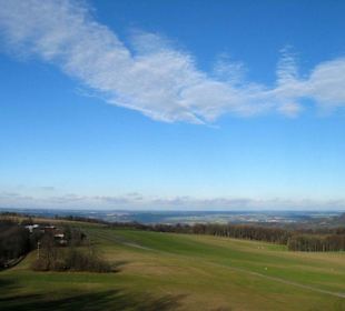 Blick über den Segelflugplatz