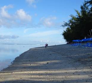 Der Strand am frühen Morgen