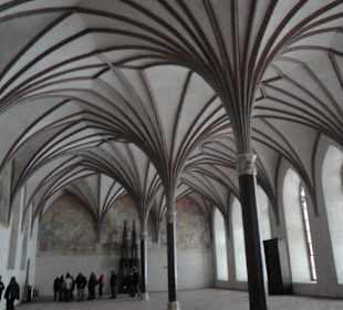 Najwieksza sala na Zamku w Malborku.